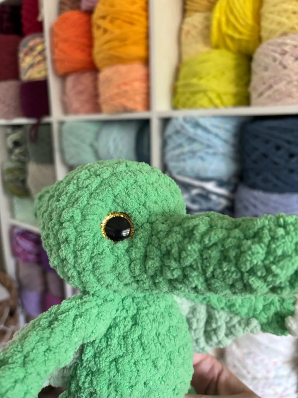 Crochet Baby Pterodactyl Plush Handmade